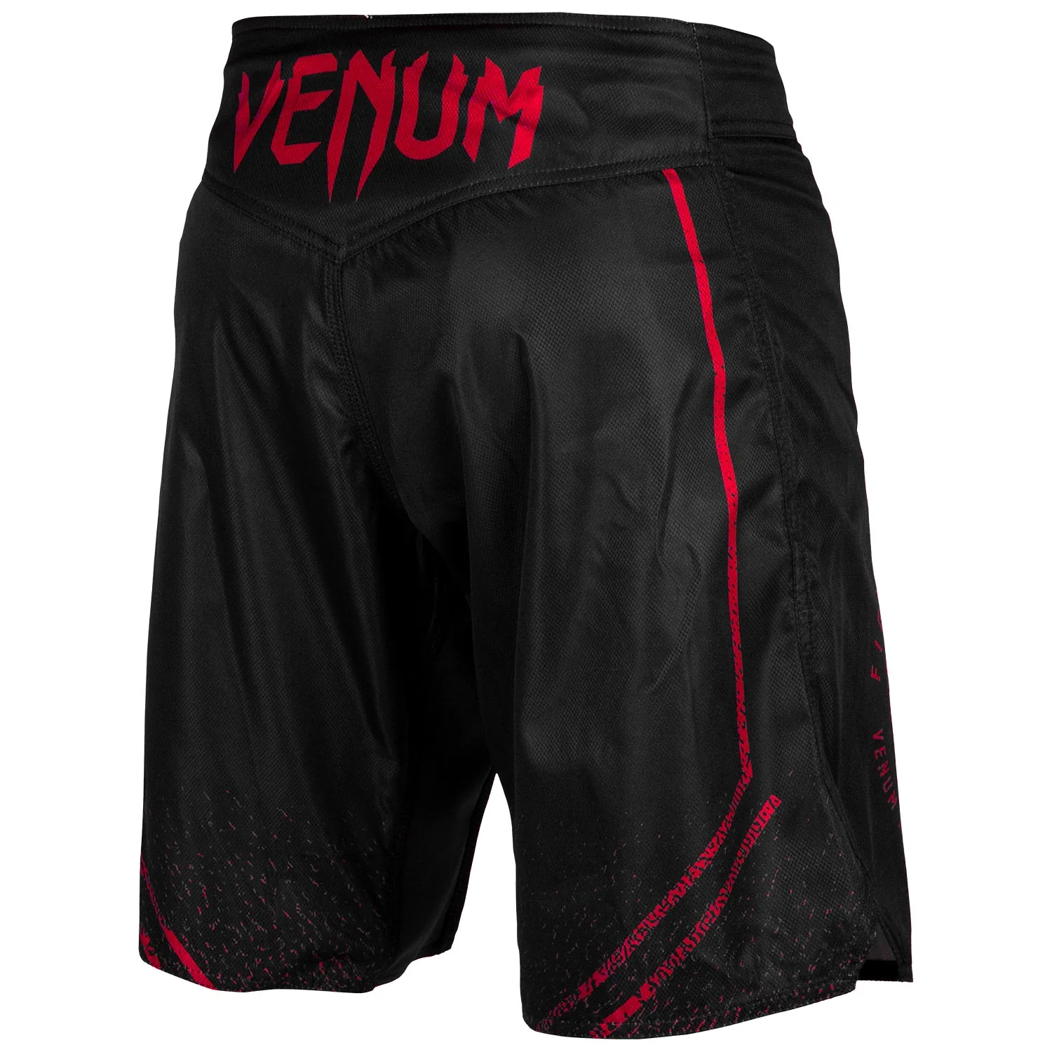 Fightshort Venum Signature - Noir/Rouge - Image 4