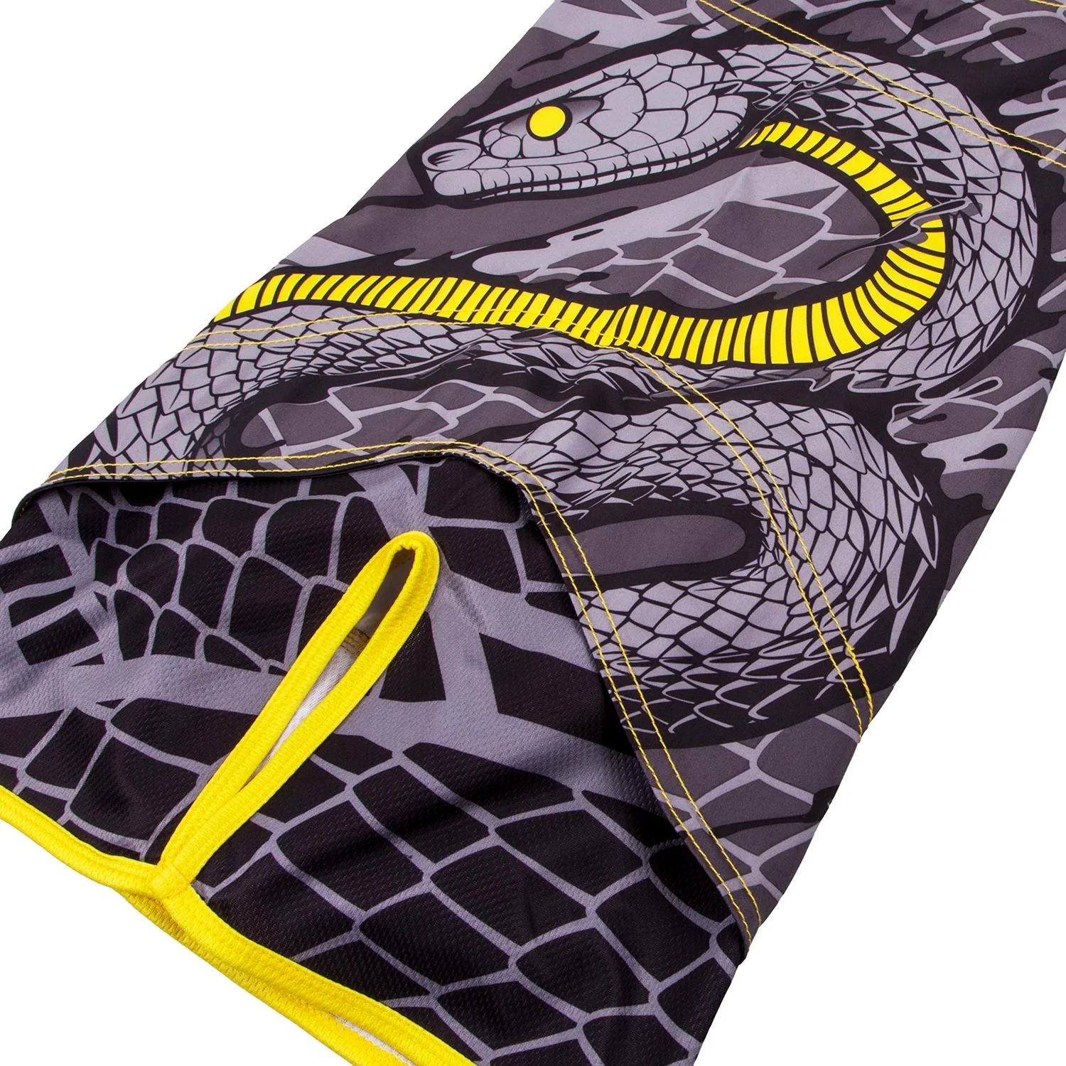 Fightshort Venum Snaker - Noir/Jaune - Image 8