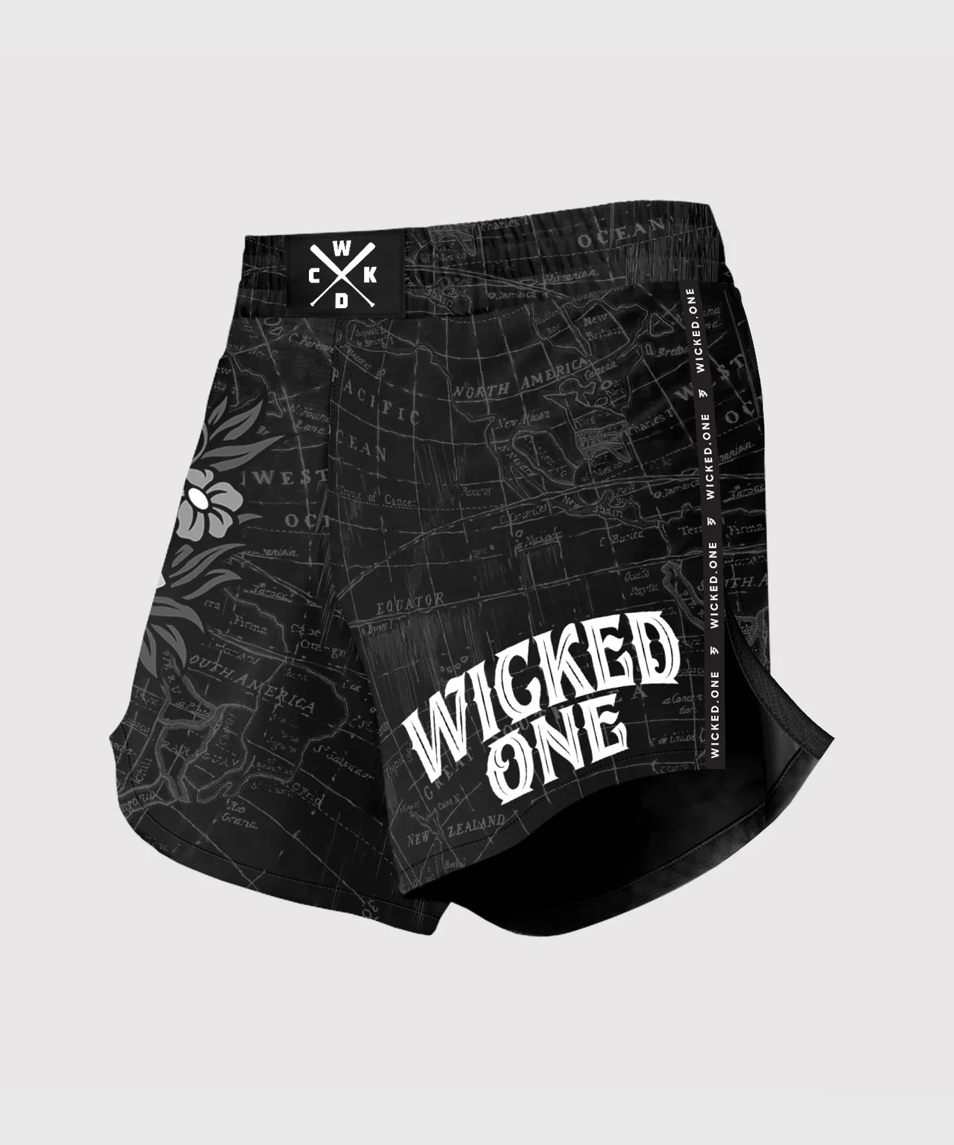 Short de MMA Wicked One Element Hacker - Noir - Image 2