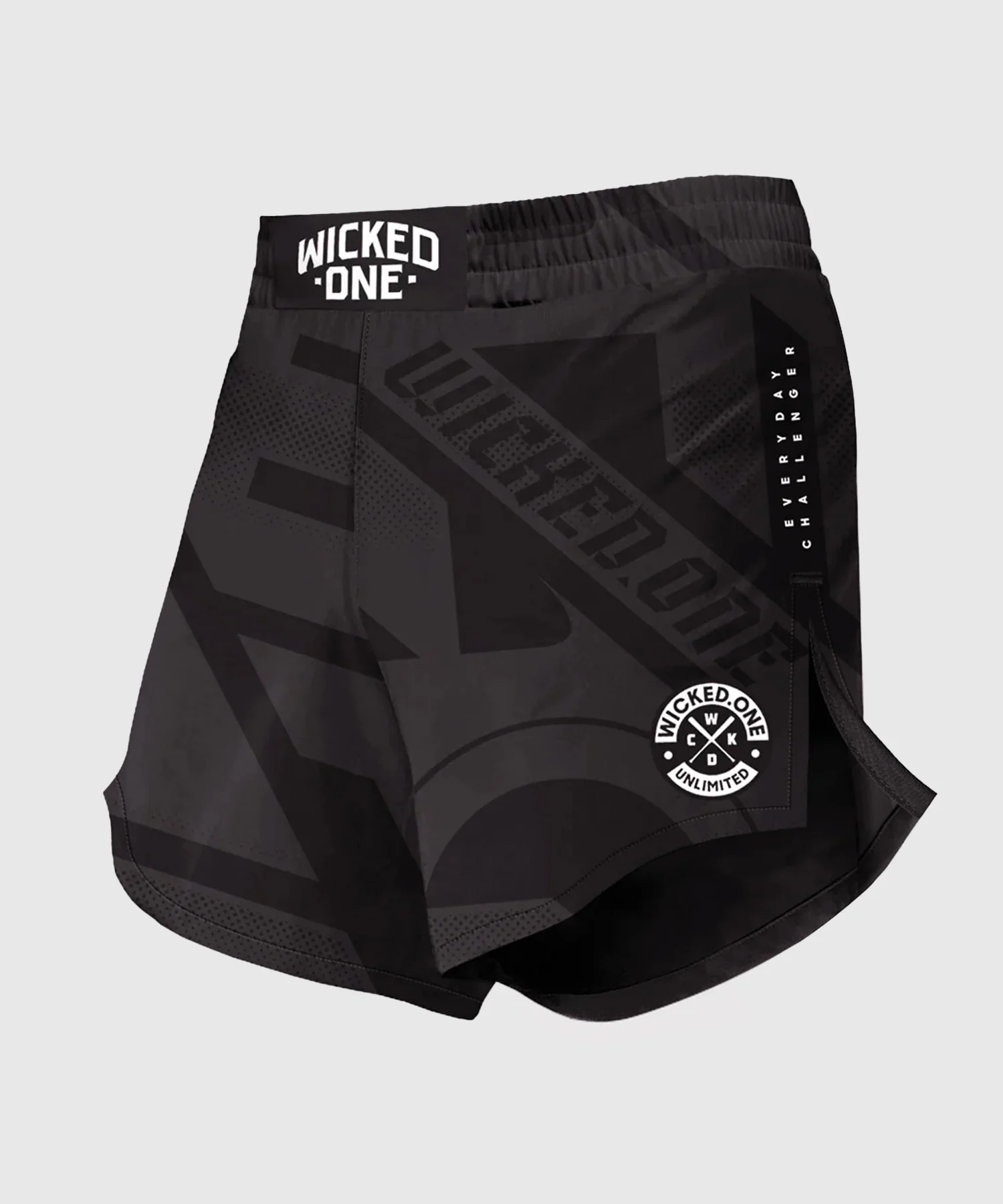 Short de MMA Wicked One Element Outsiderz - Noir - Image 4