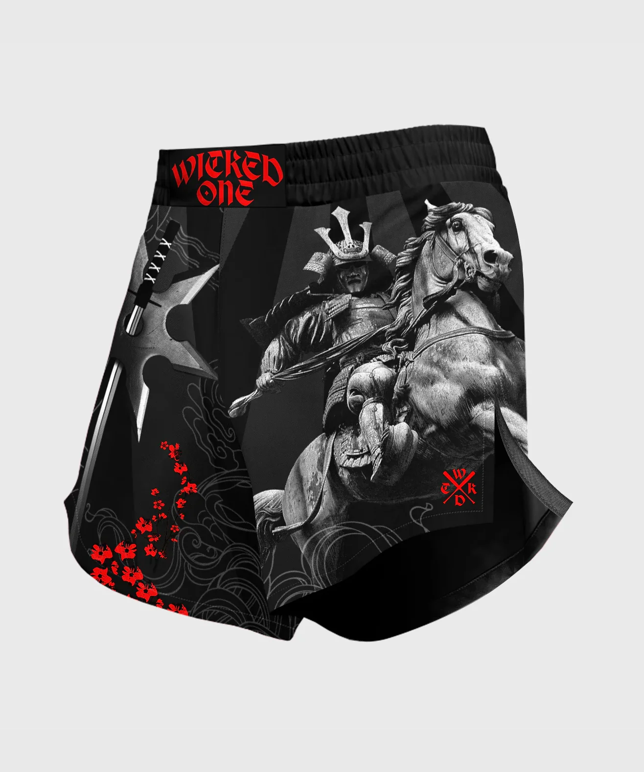 Short de MMA Wicked One Element Shogun - Noir