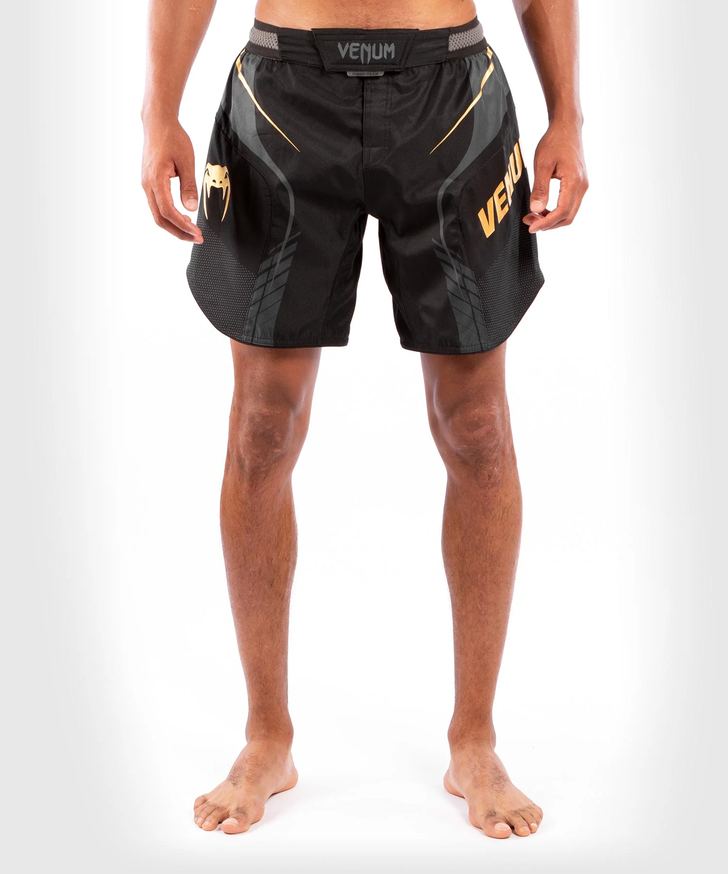 Fightshorts Venum Athletics – Noir/Or - Image 3