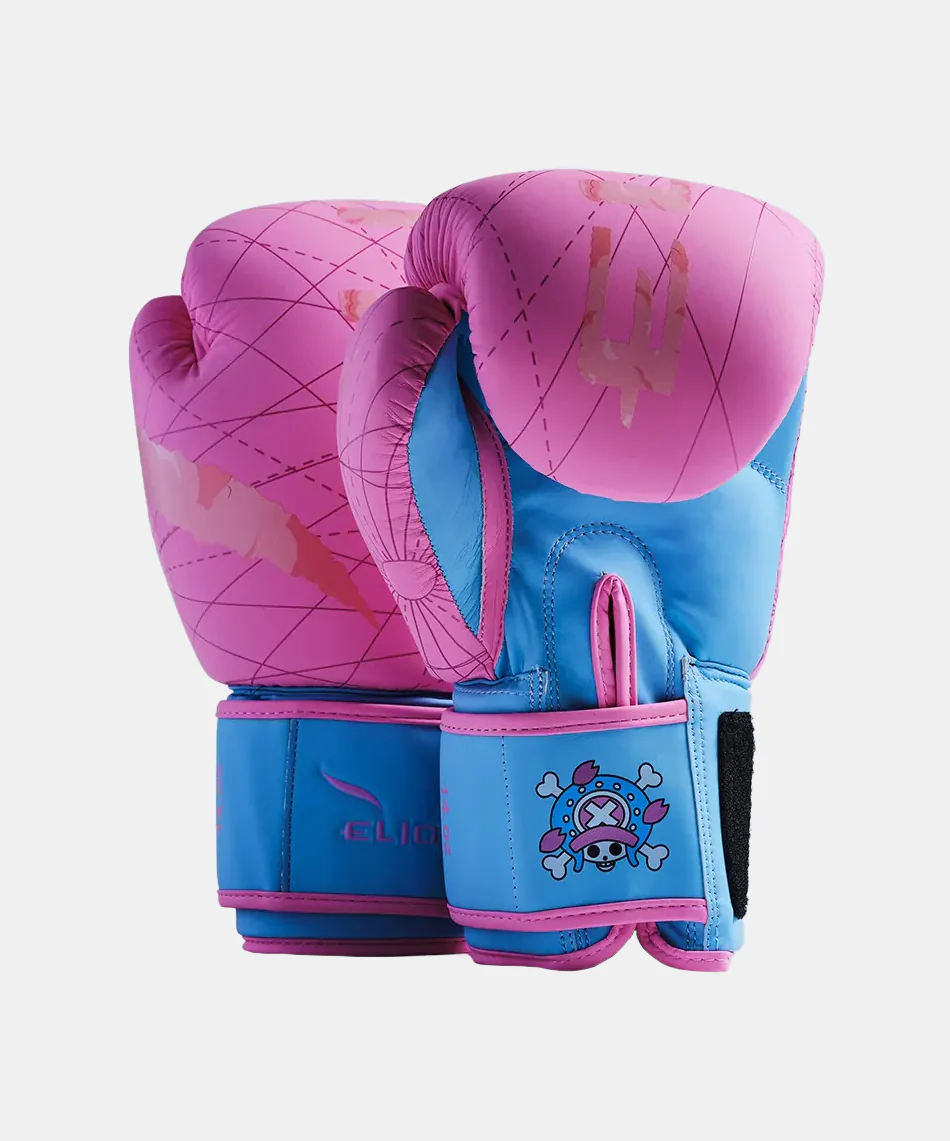 Gants de Boxe Elion X One Piece Chooper - Rose/Bleu - Image 2