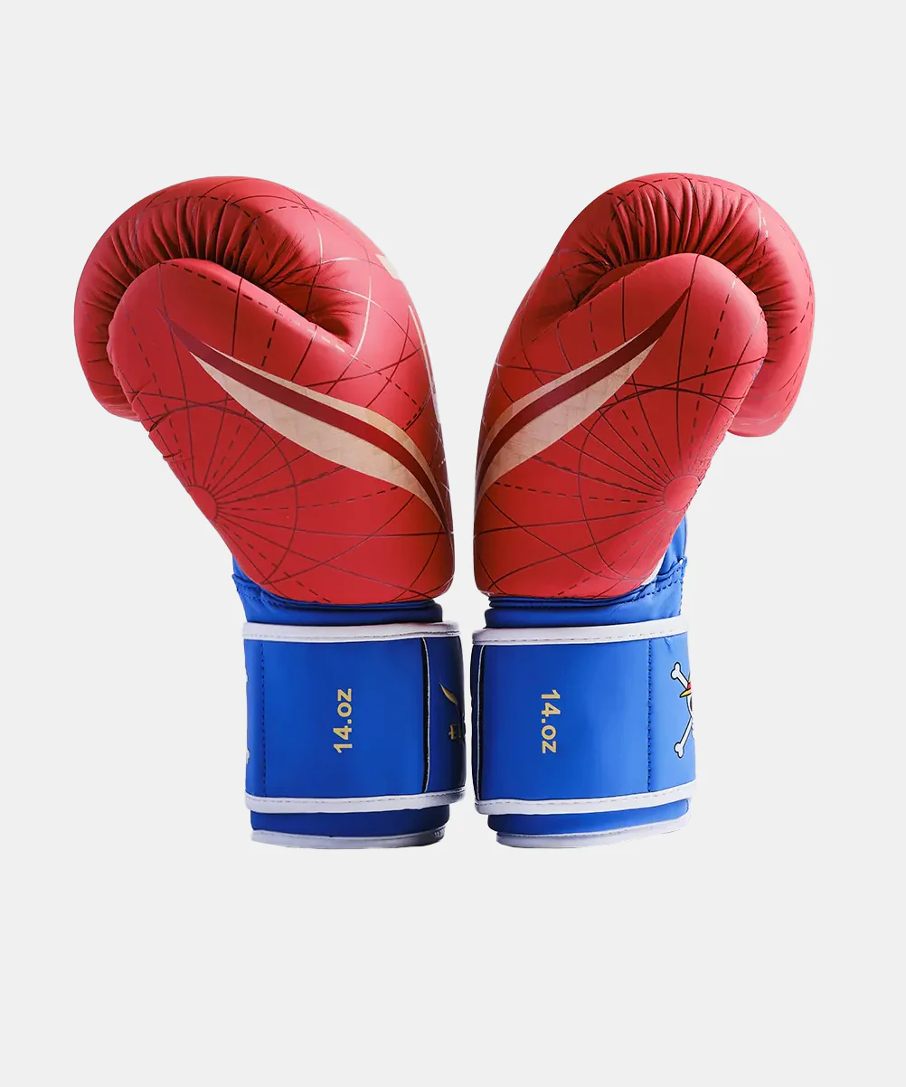 Gants de Boxe Elion X One Piece Luffy - Rouge/Bleu - Image 4