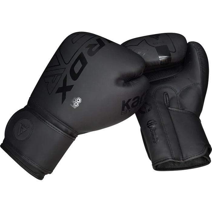 Gants de Boxe F6 Kara Rdx - Noir/Noir - Image 5
