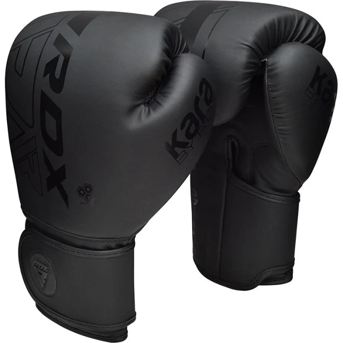 Gants de Boxe F6 Kara Rdx - Noir/Noir - Image 8
