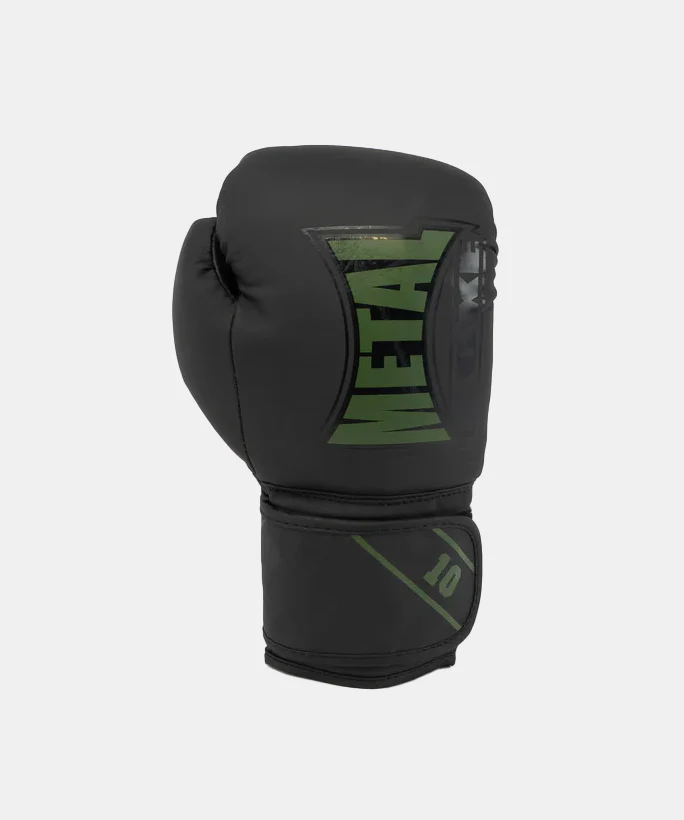 Gants de Metal Boxe Entrainement Metal Starter - Noir/Kaki - Image 2