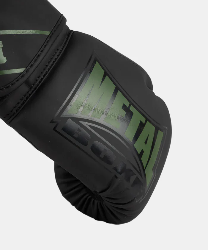 Gants de Metal Boxe Entrainement Metal Starter - Noir/Kaki - Image 6