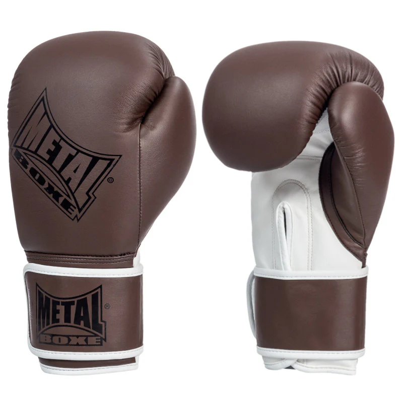 Gants de Metal Boxe Entrainement Metal Vintage - Marron