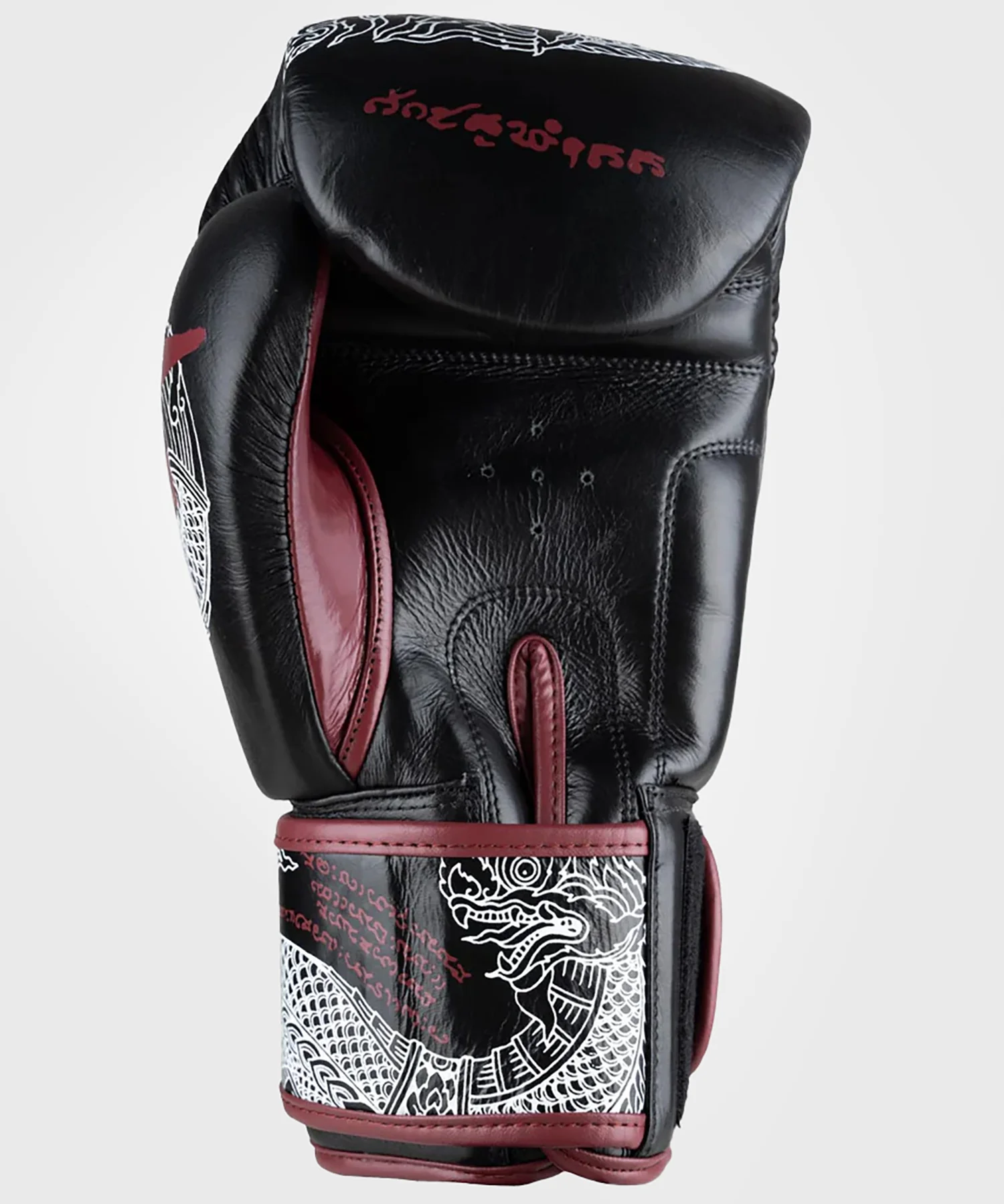 Gants de Boxe 8 Weapons Sak Yant Naga - Noir/Marron - Image 3
