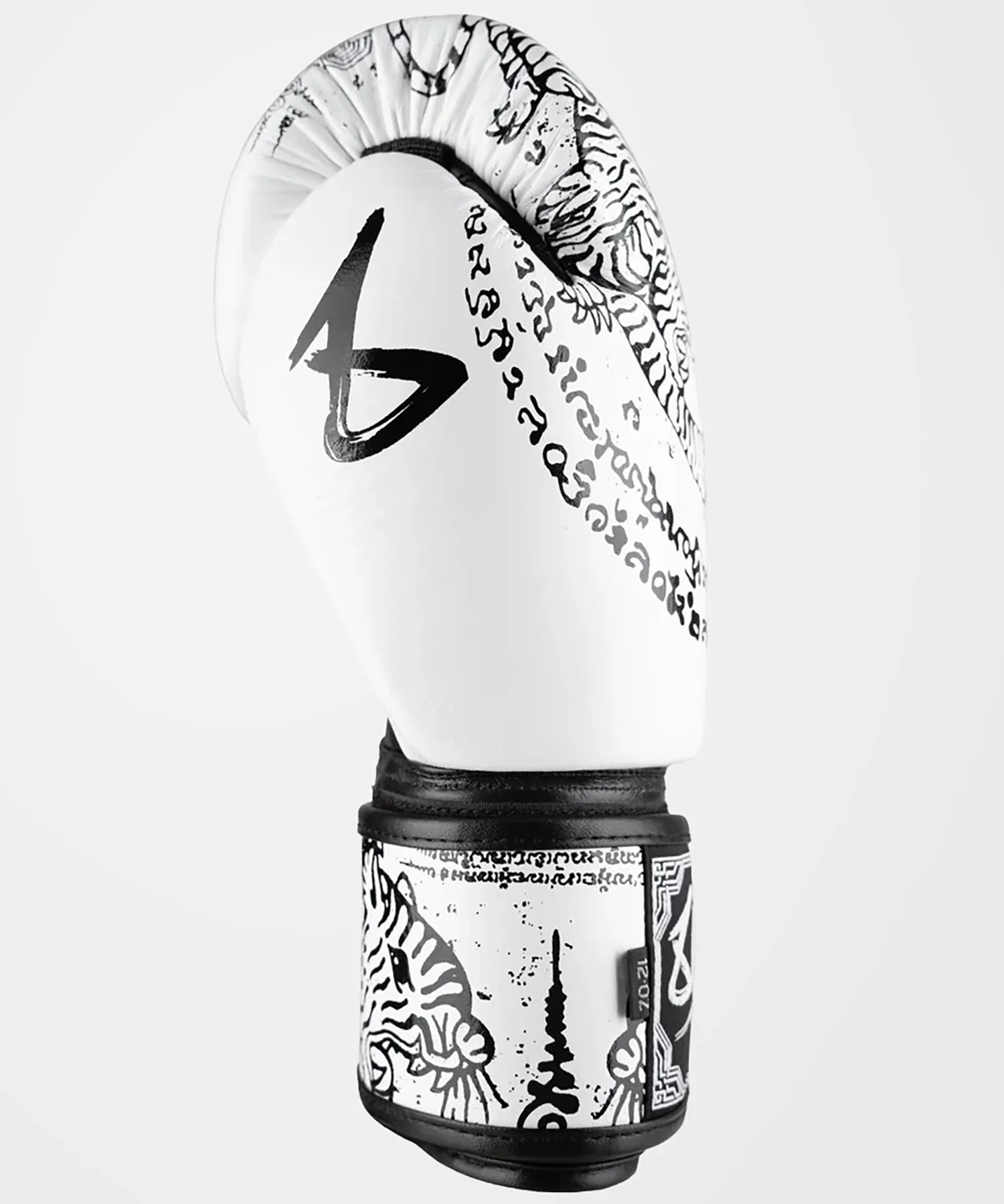Gants de Boxe 8 Weapons Sak Yant Tigers - Blanc/Noir - Image 5