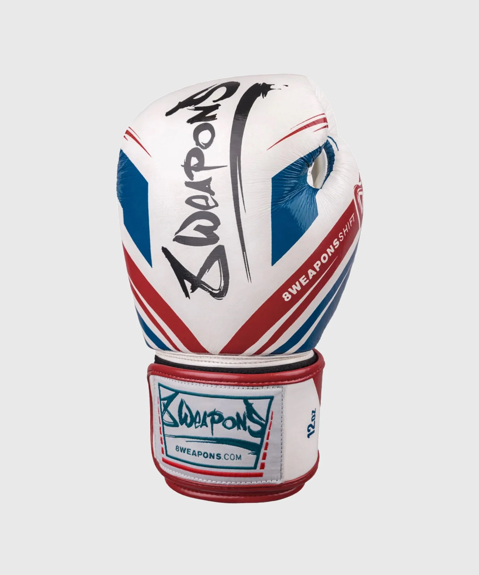 Gants de Boxe 8 Weapons Shift - Blanc/Bleu/Rouge - Image 2