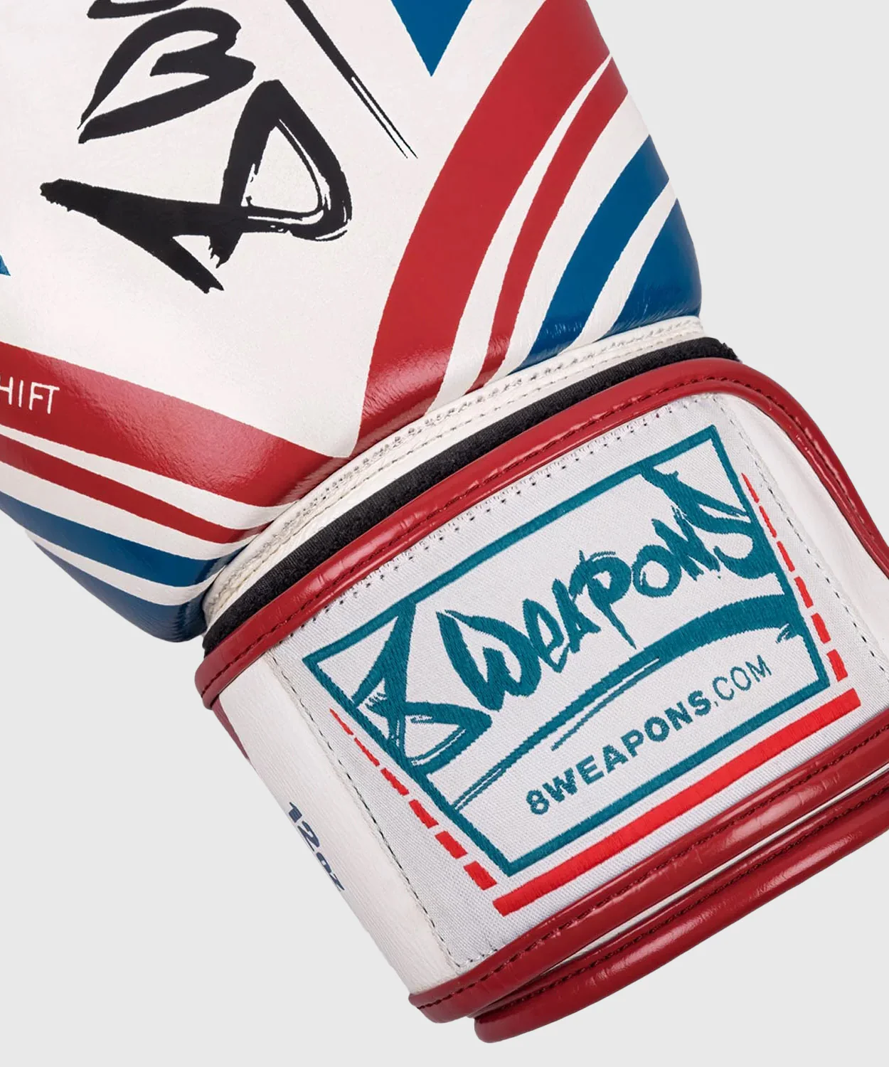 Gants de Boxe 8 Weapons Shift - Blanc/Bleu/Rouge - Image 8