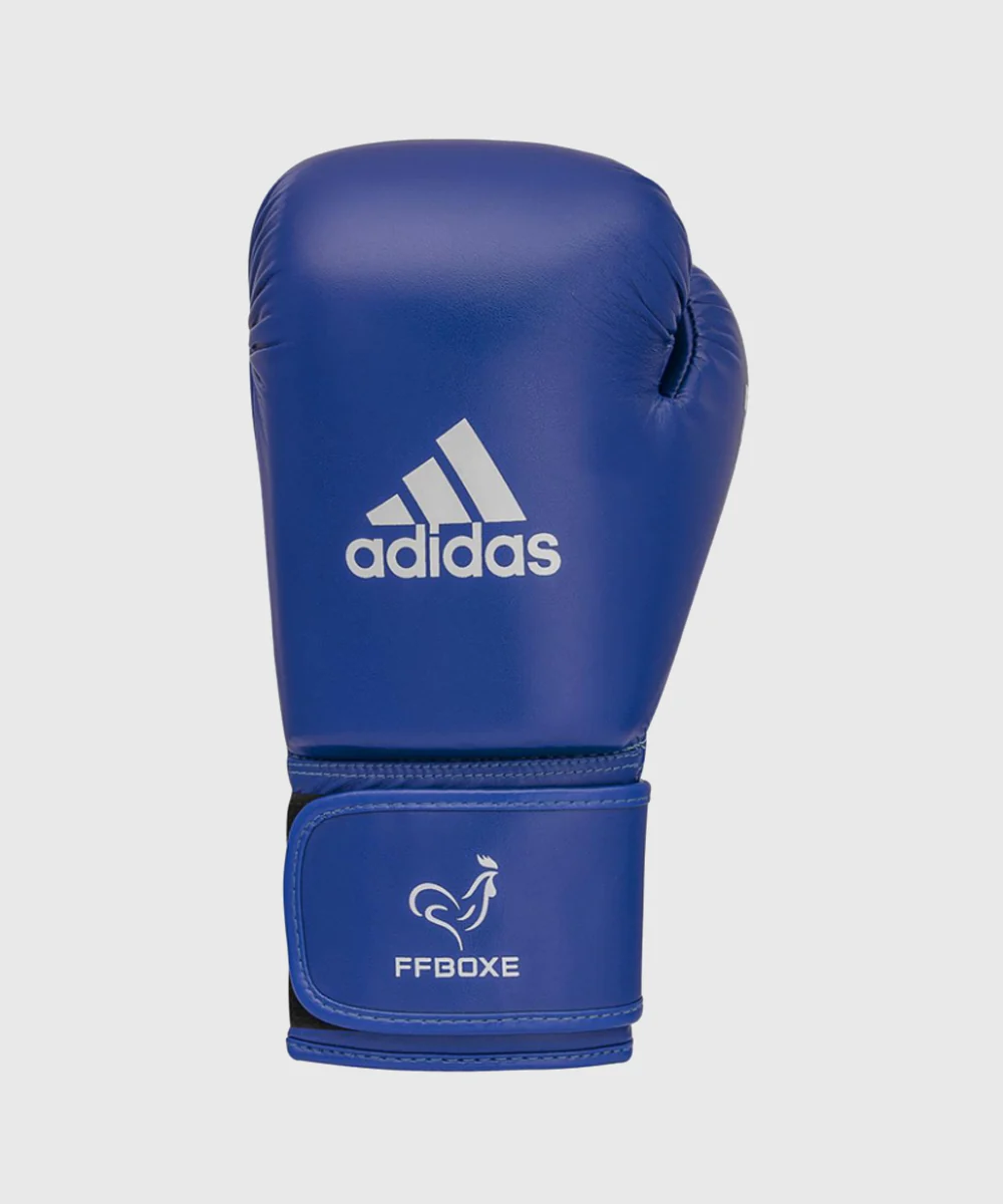 Gants de Boxe Adidas Amateur FFB Approuvés Iba - Bleu - Image 2