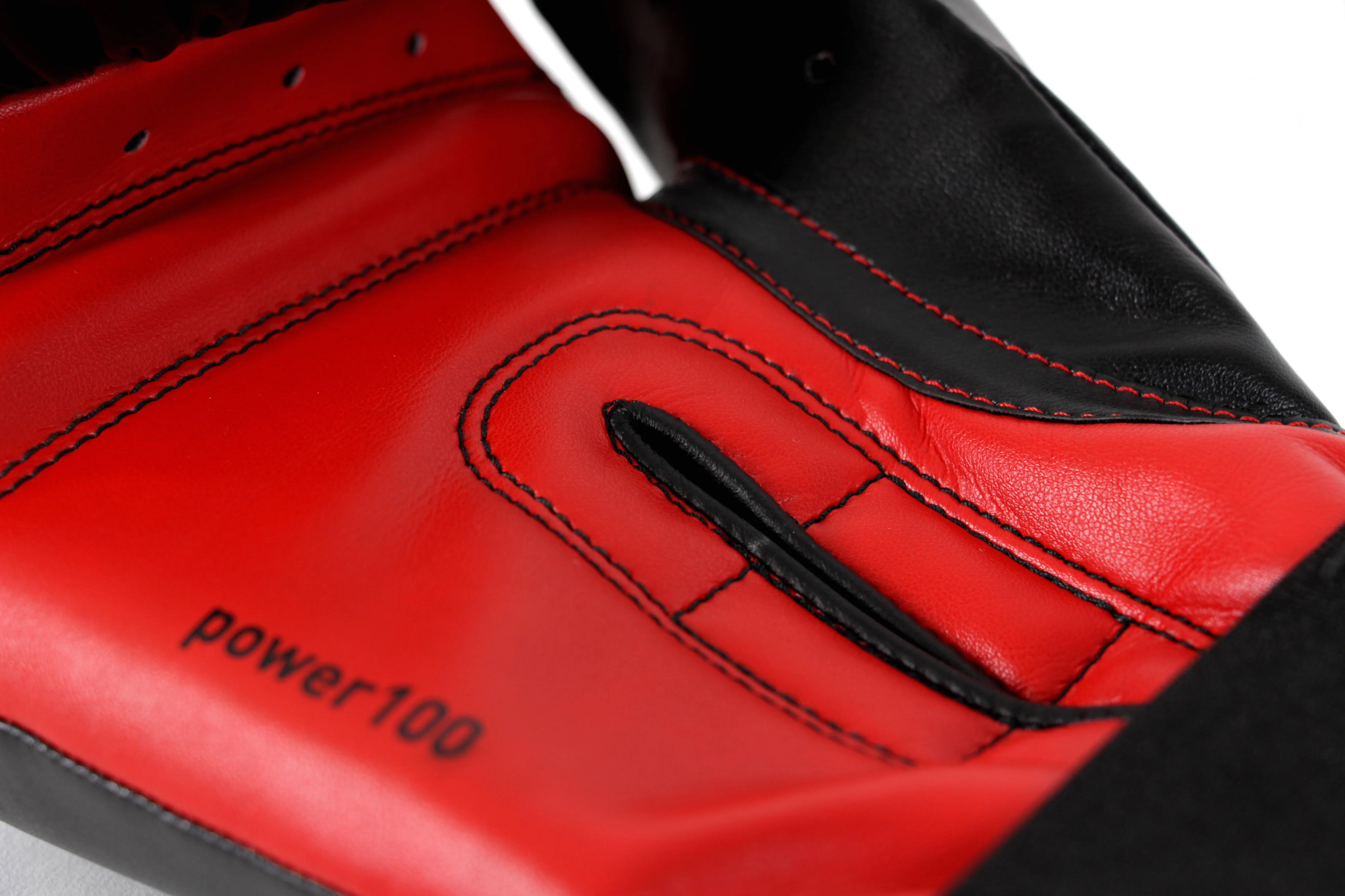 Gants de Boxe Adidas Power 100 - Noir/Rouge - Image 4
