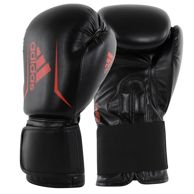 Gants de Boxe Adidas Speed 50 - Noir/Rouge