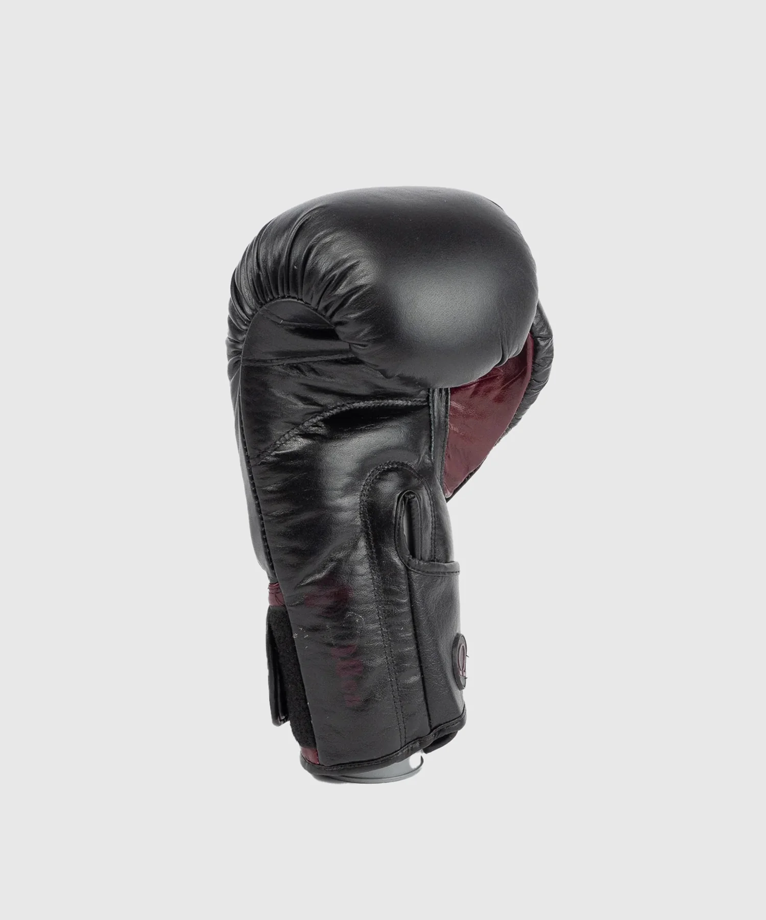 Gants de Metal Boxe Cuir Metal Omega - Noir/Bordeaux - Image 6