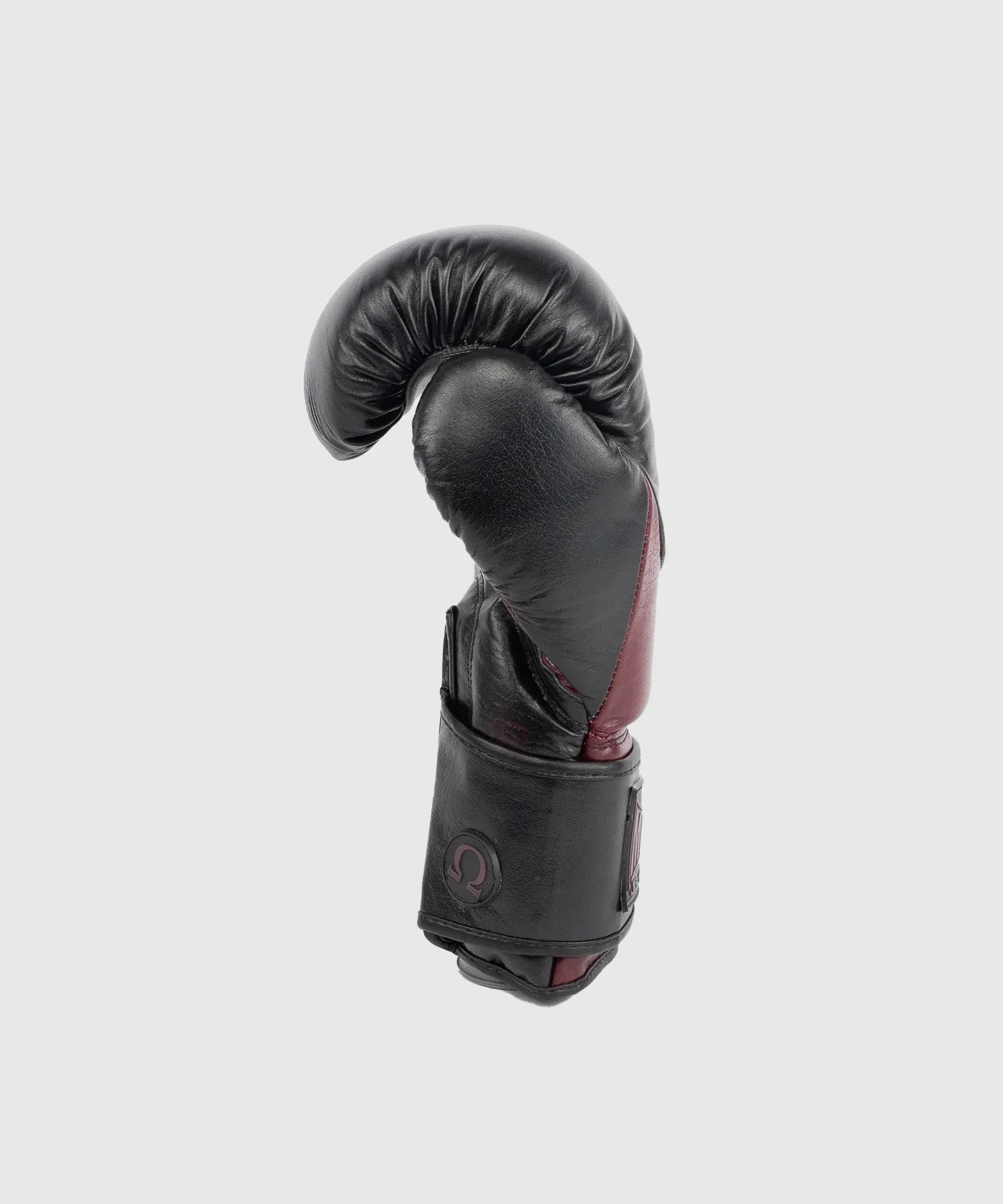 Gants de Metal Boxe Cuir Metal Omega - Noir/Bordeaux - Image 7