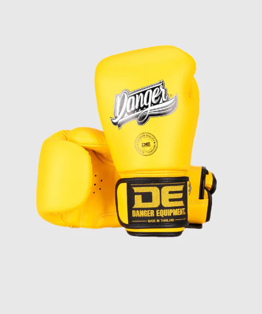 Gants de Boxe Danger Classic Thai - Jaune