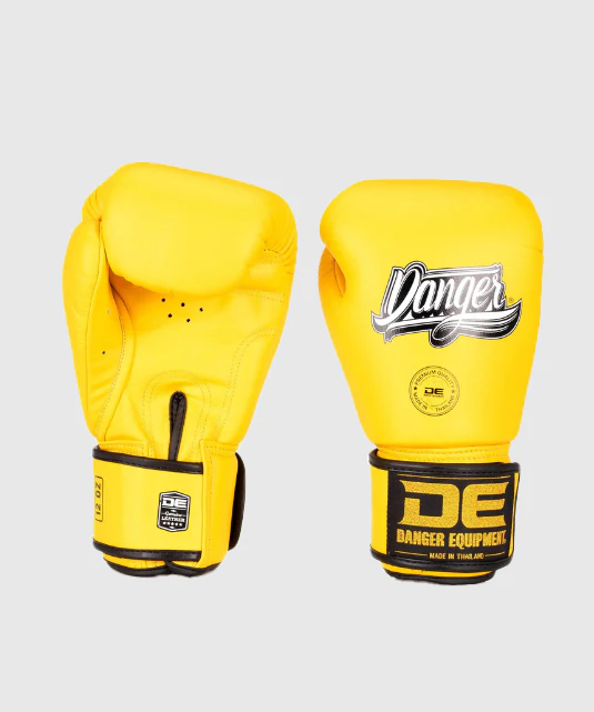 Gants de Boxe Danger Classic Thai - Jaune - Image 2