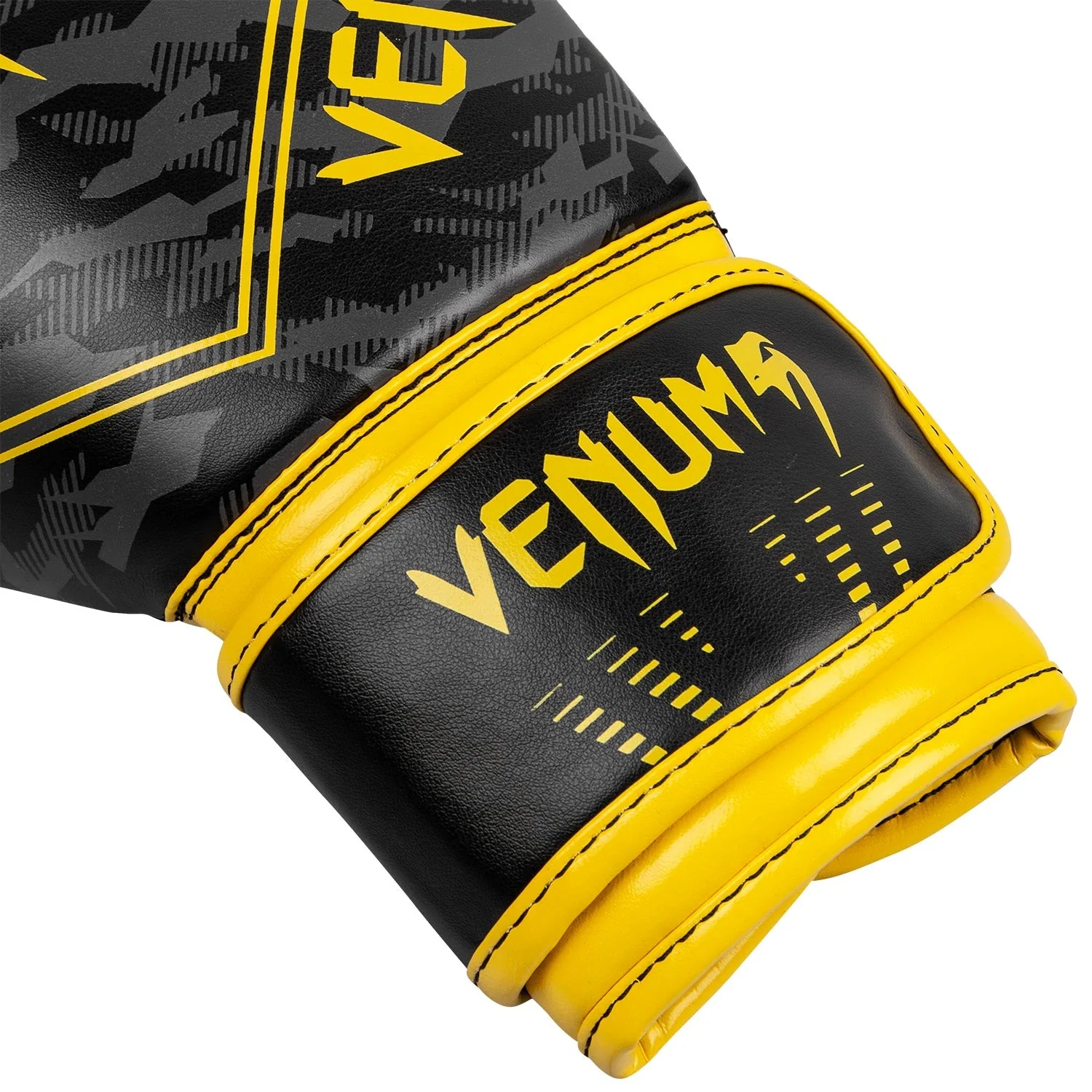 Gants de boxe Enfant Venum Okinawa 2.0 Kids - Noir/Jaune - Image 3
