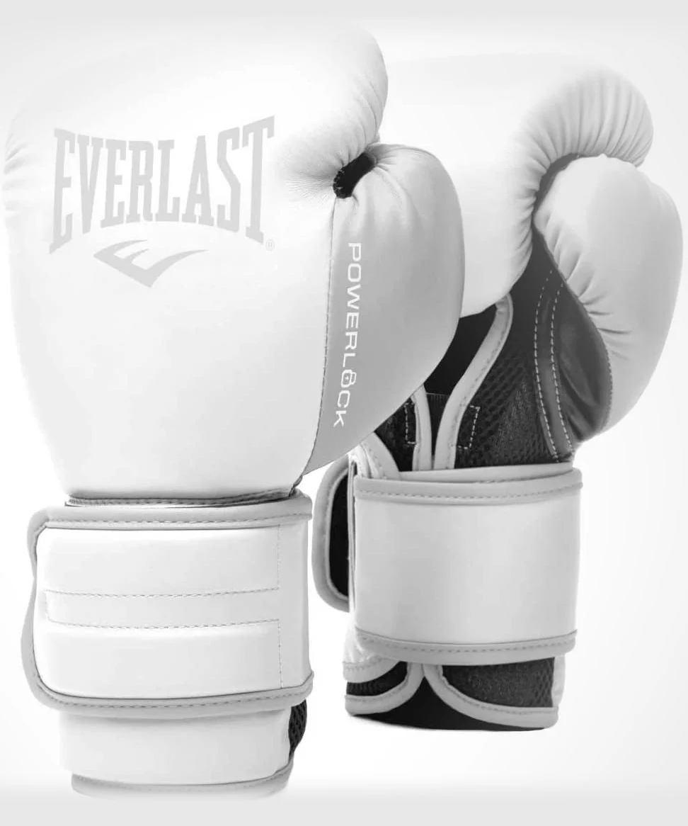 Gants de Boxe Everlast Powerlock 2 - Blanc