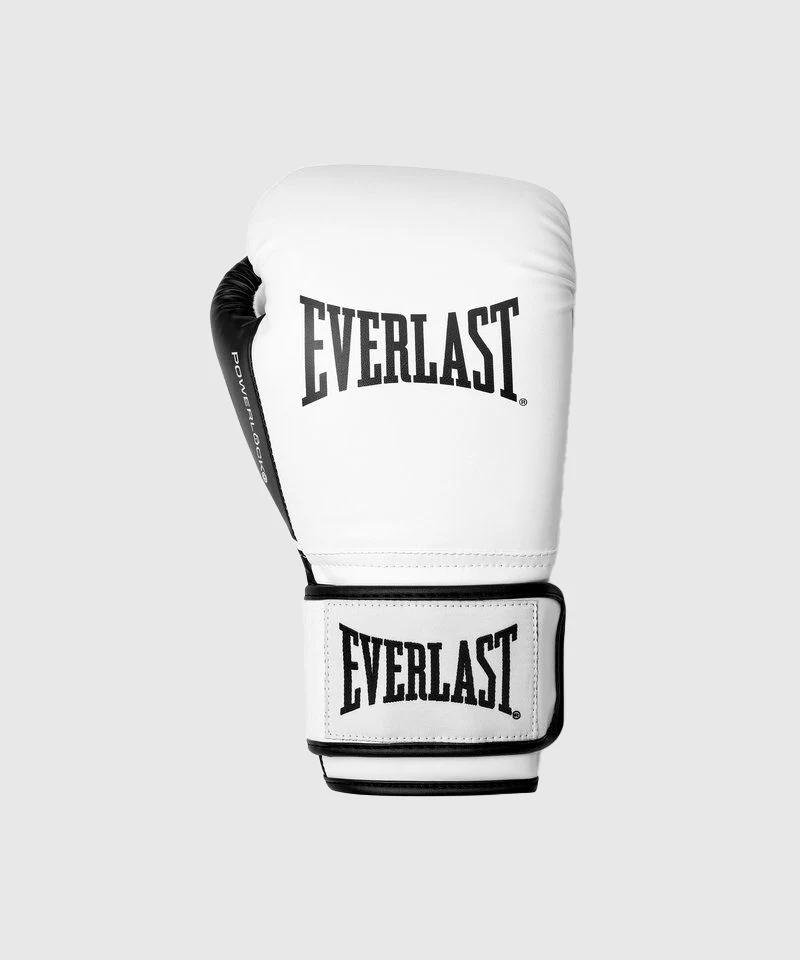 Gants de boxe Everlast Powerlock OG Training - Blanc/Noir - Image 3