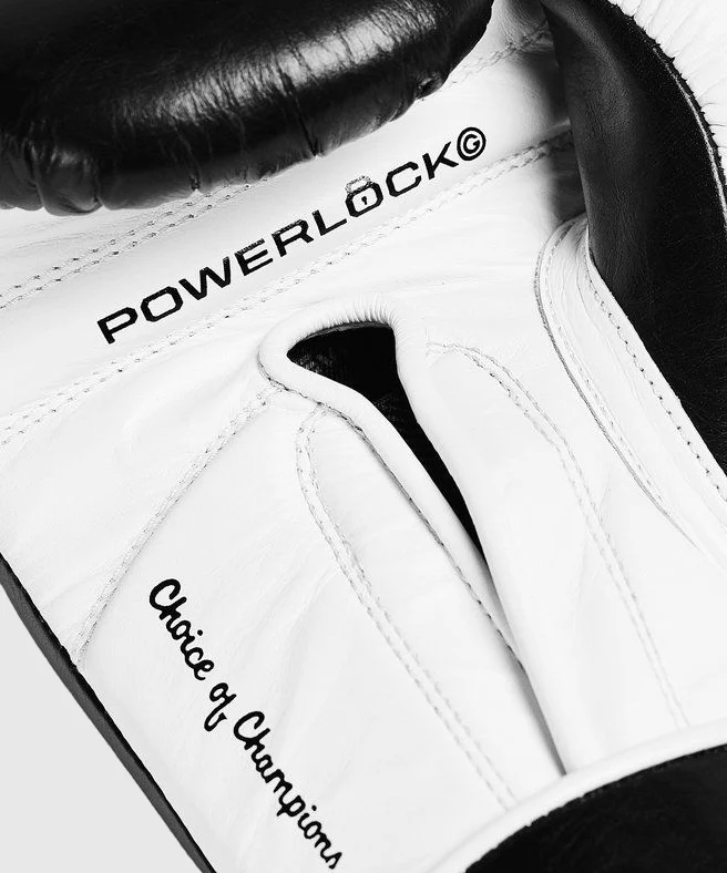 Gants de boxe Everlast Powerlock Pro OG H&L - Noir/Blanc - Image 4