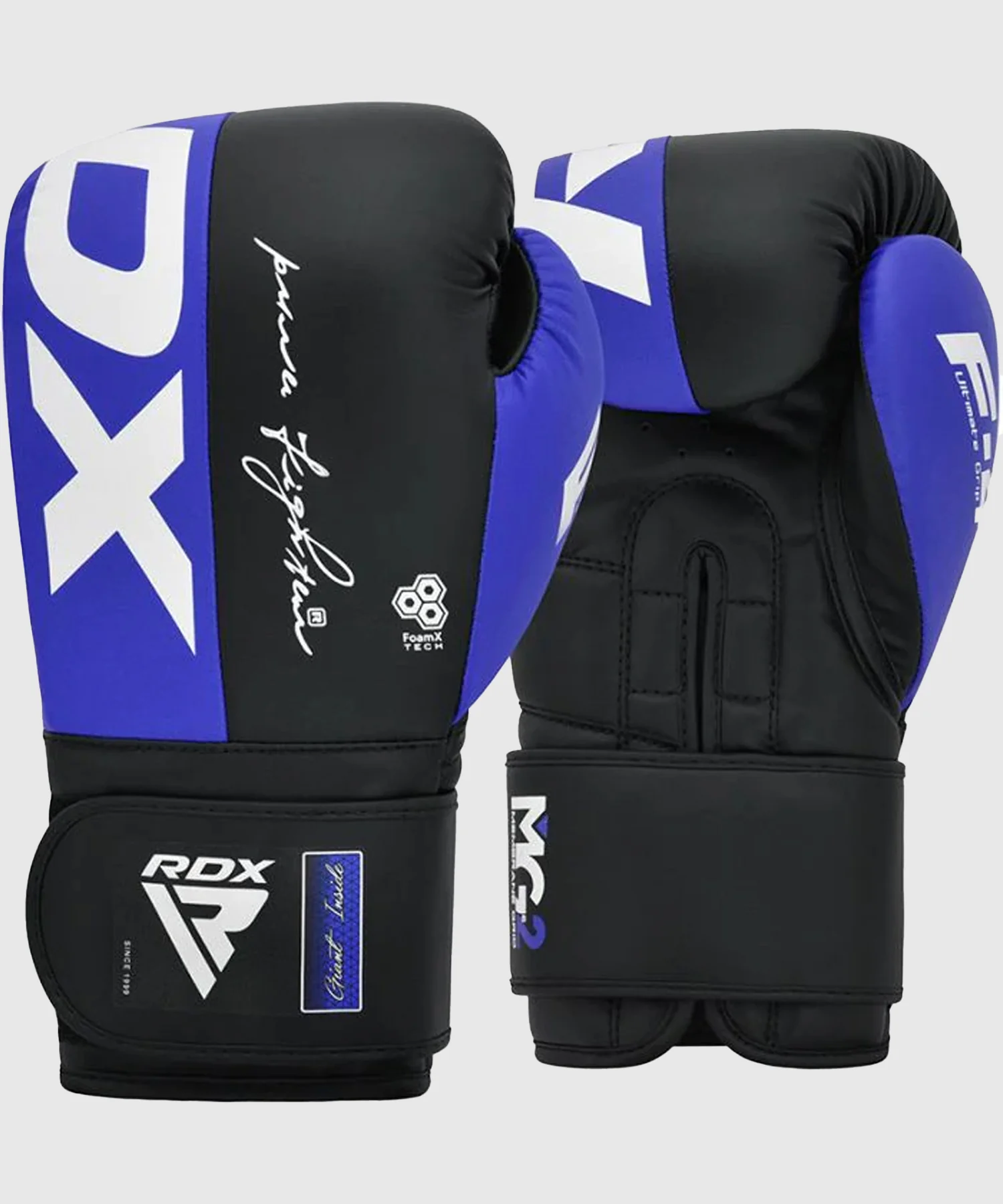 Gants de Boxe F4 Rdx - Bleu/Noir