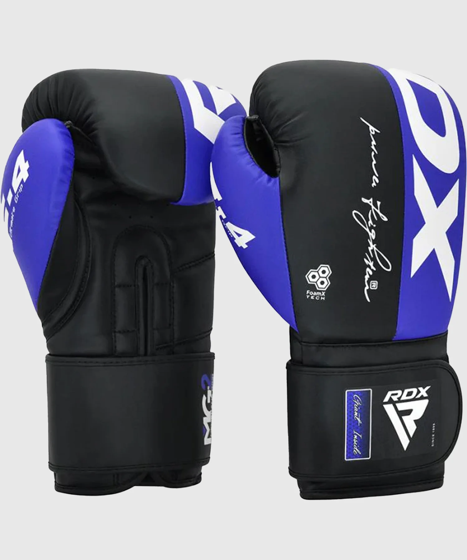 Gants de Boxe F4 Rdx - Bleu/Noir - Image 2