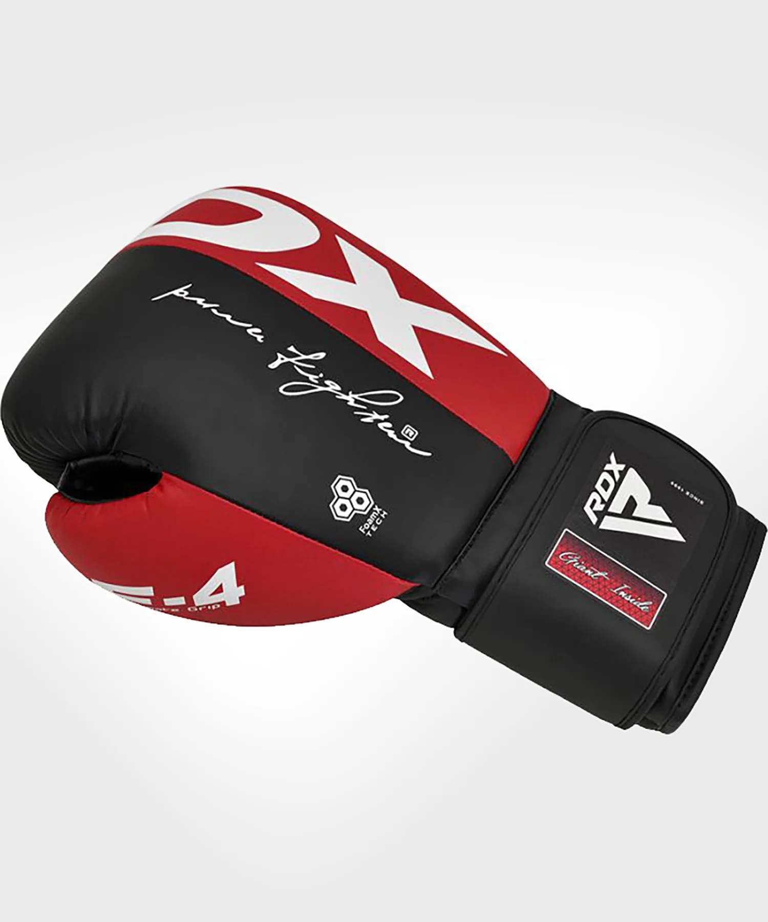 Gants de Boxe F4 Rdx - Rouge/Noir - Image 4