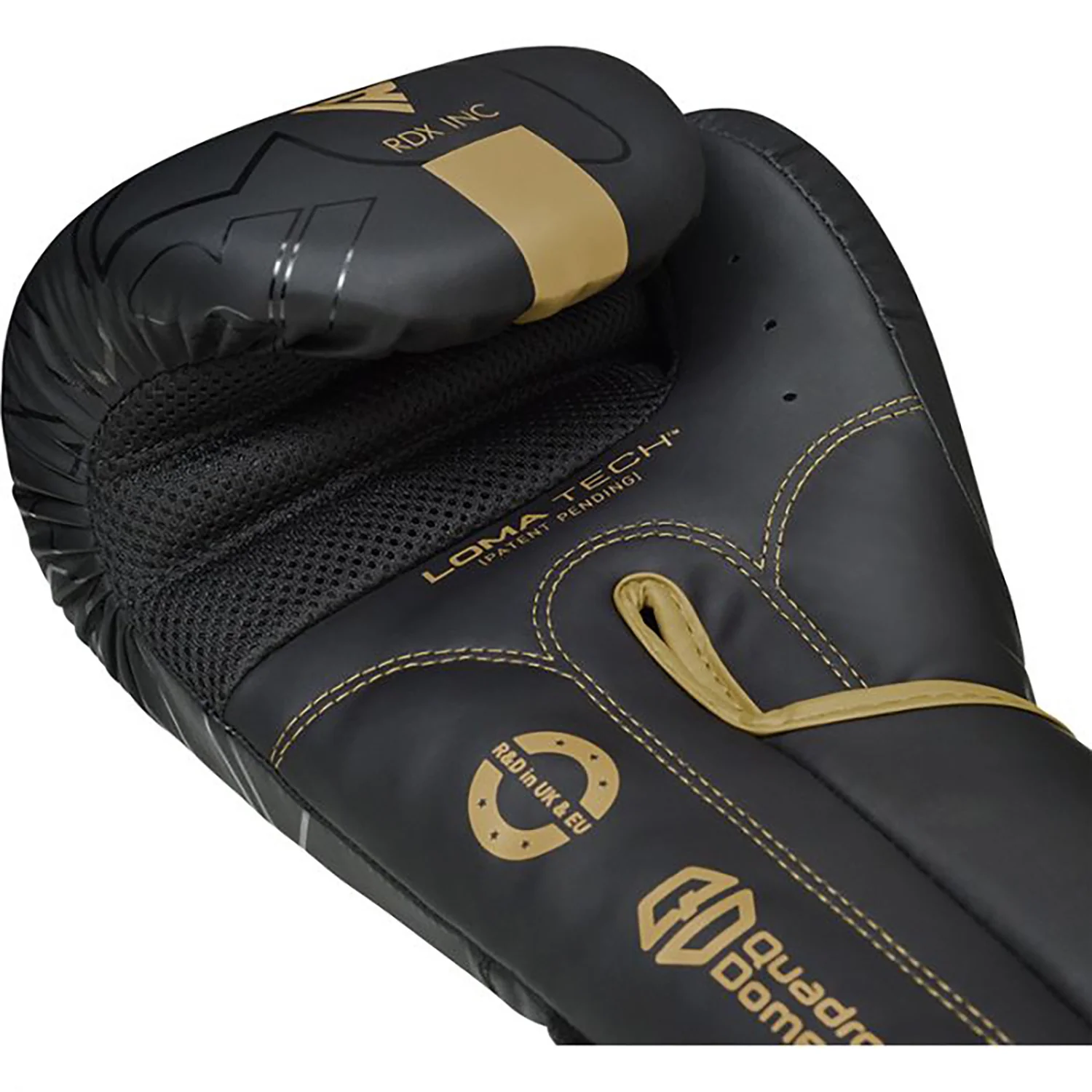Gants de Boxe F6 Kara Rdx - Noir/Or - Image 4