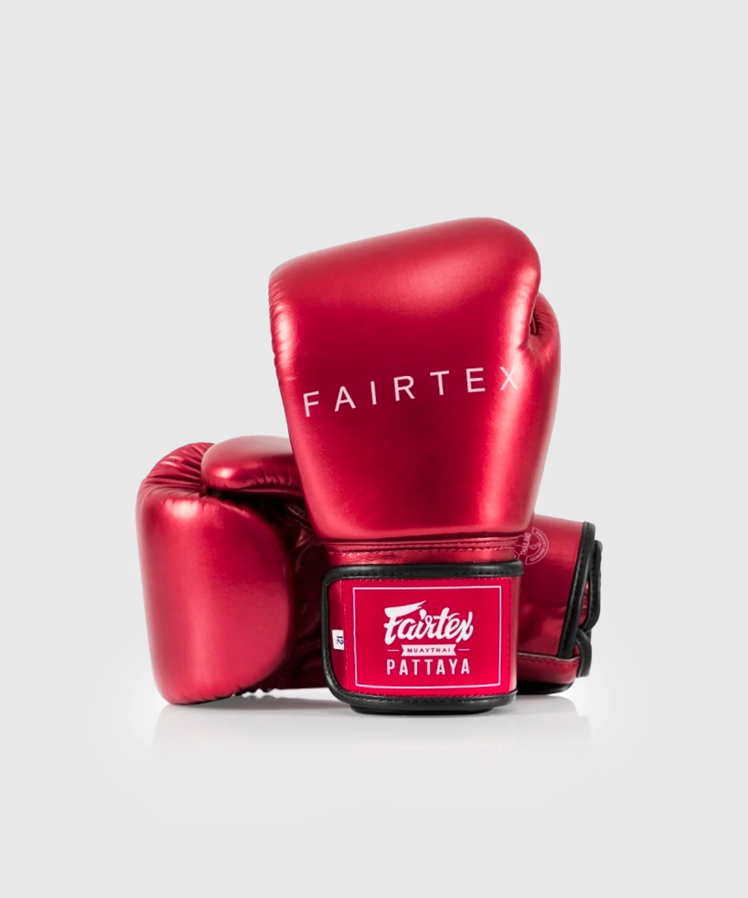 Gants de Boxe Fairtex Metallic - Rouge