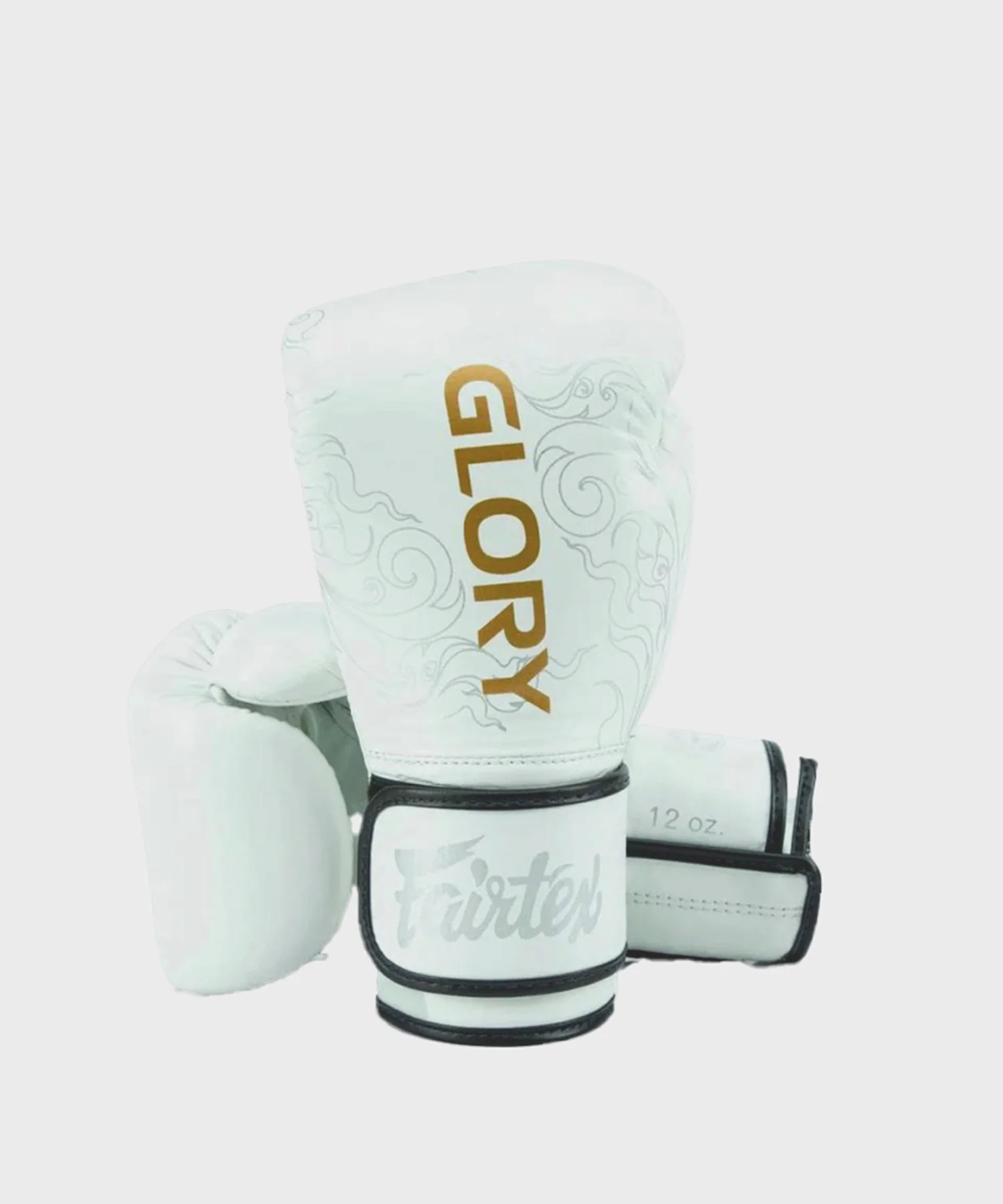 Gants de Boxe Fairtex X Glory - Blanc/Argent - Image 2