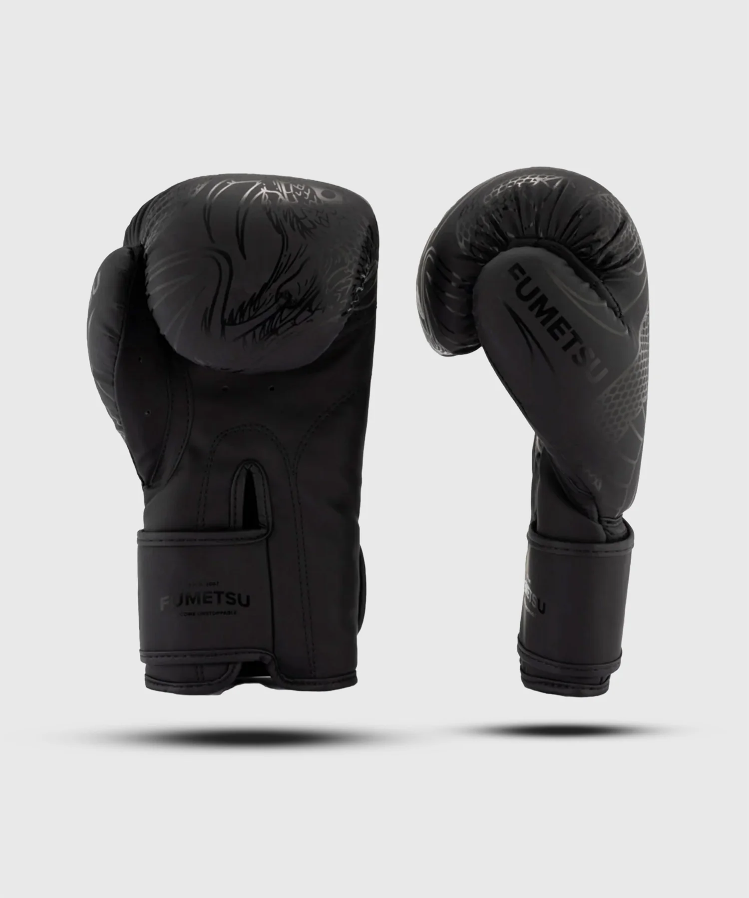 Gants de Boxe Fumetsu Anaconda - Noir/Noir - Image 2