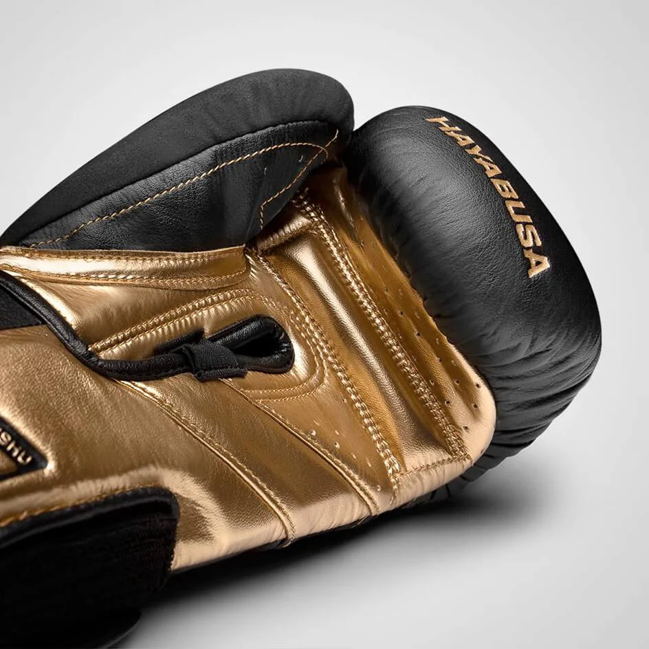 Gants de Boxe Hayabusa T3 - Noir/Or - Image 4