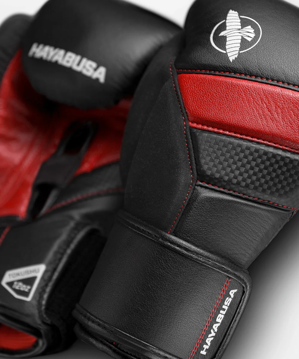 Gants de Boxe Hayabusa T3 - Noir/Rouge - Image 2