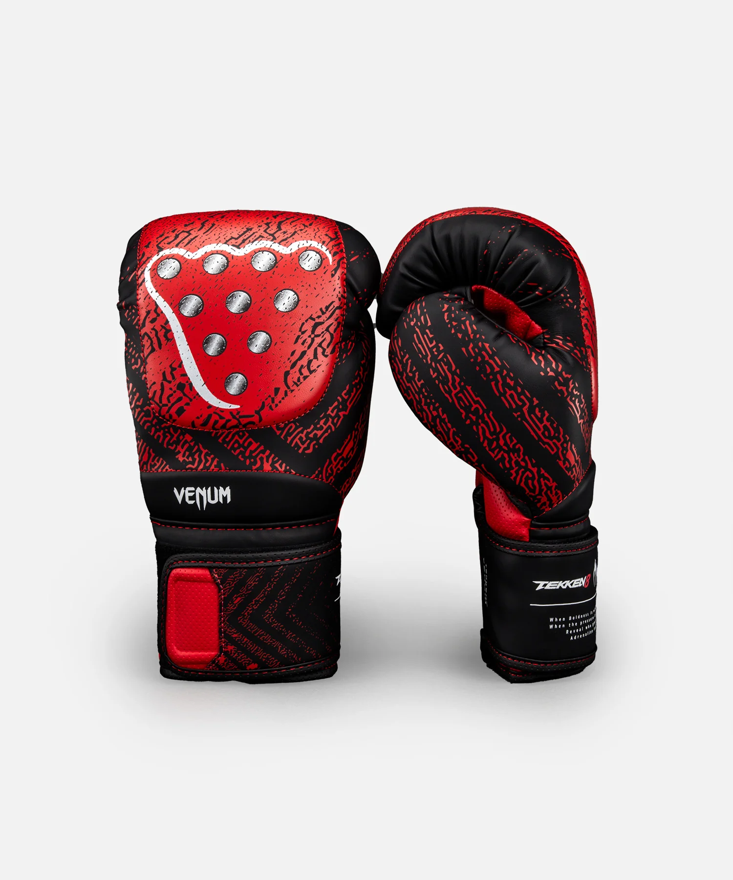 Gants de Boxe Kazuya Venum x TEKKEN 8 - Rouge/Noir