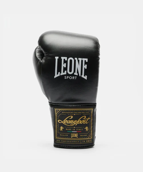 Gants de Boxe Leone Orlando Classico Lacets - Noir - Image 8