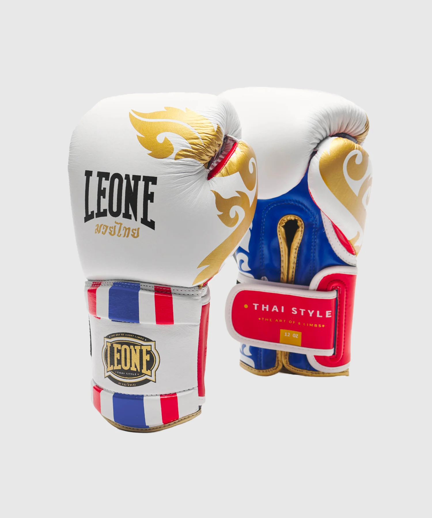 Gants de Boxe Leone Thai Style - Blanc