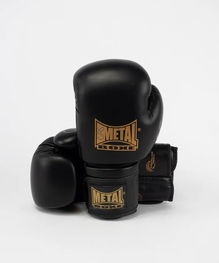 Gants de Boxe Metal Boxe Grs - Noir/Gold