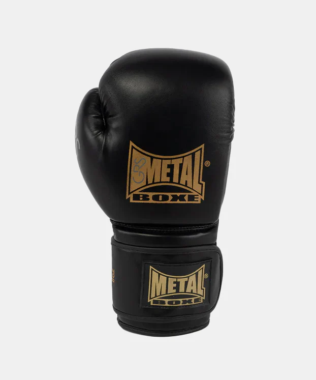 Gants de Boxe Metal Boxe Grs - Noir/Gold - Image 3