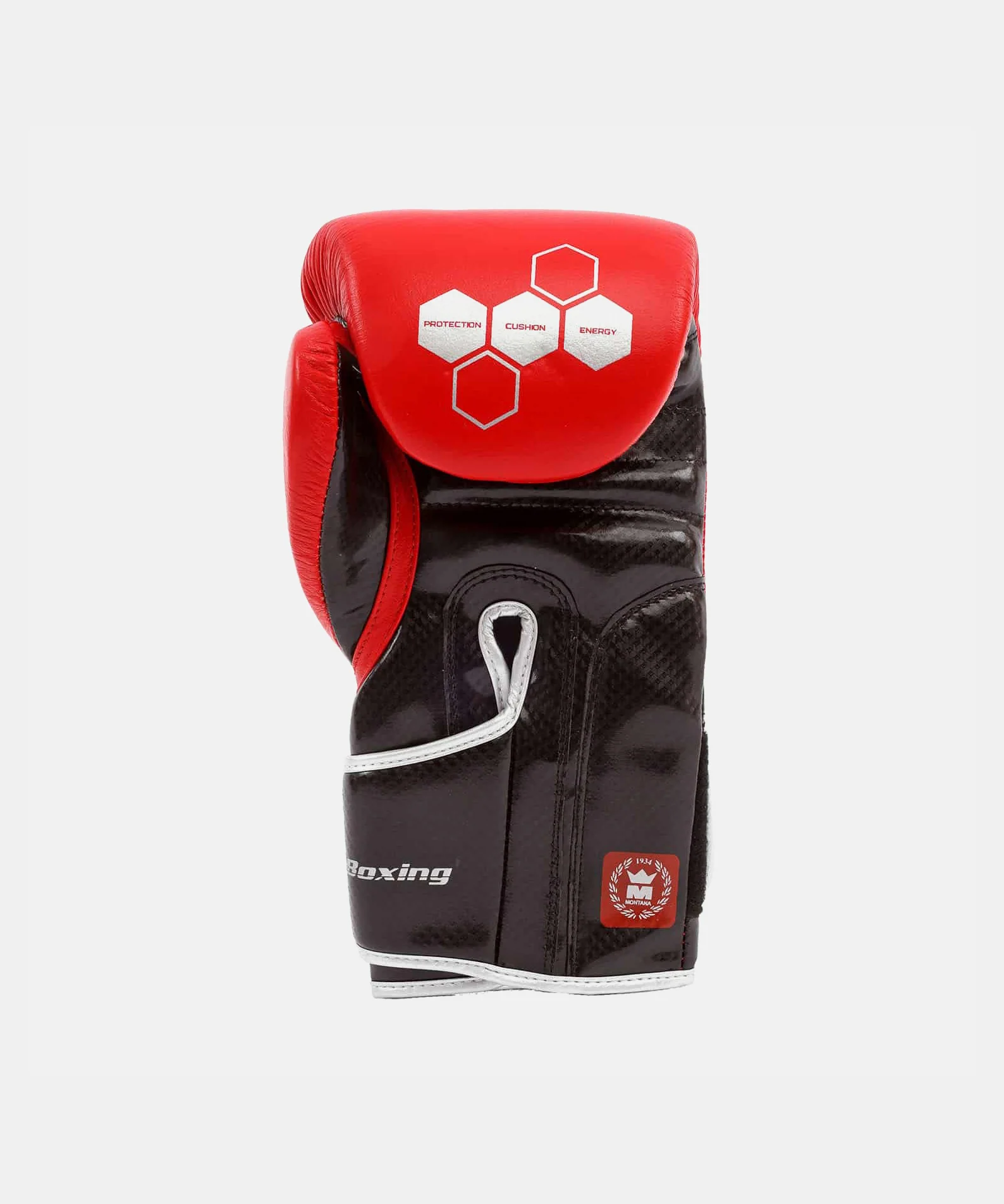 Gants de Boxe Montana X-Boxing - Rouge/Noir - Image 3