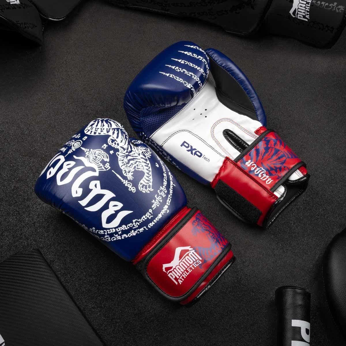 Gants de Boxe Short de Muay Thai Phantom Athletics - Bleu - Image 4