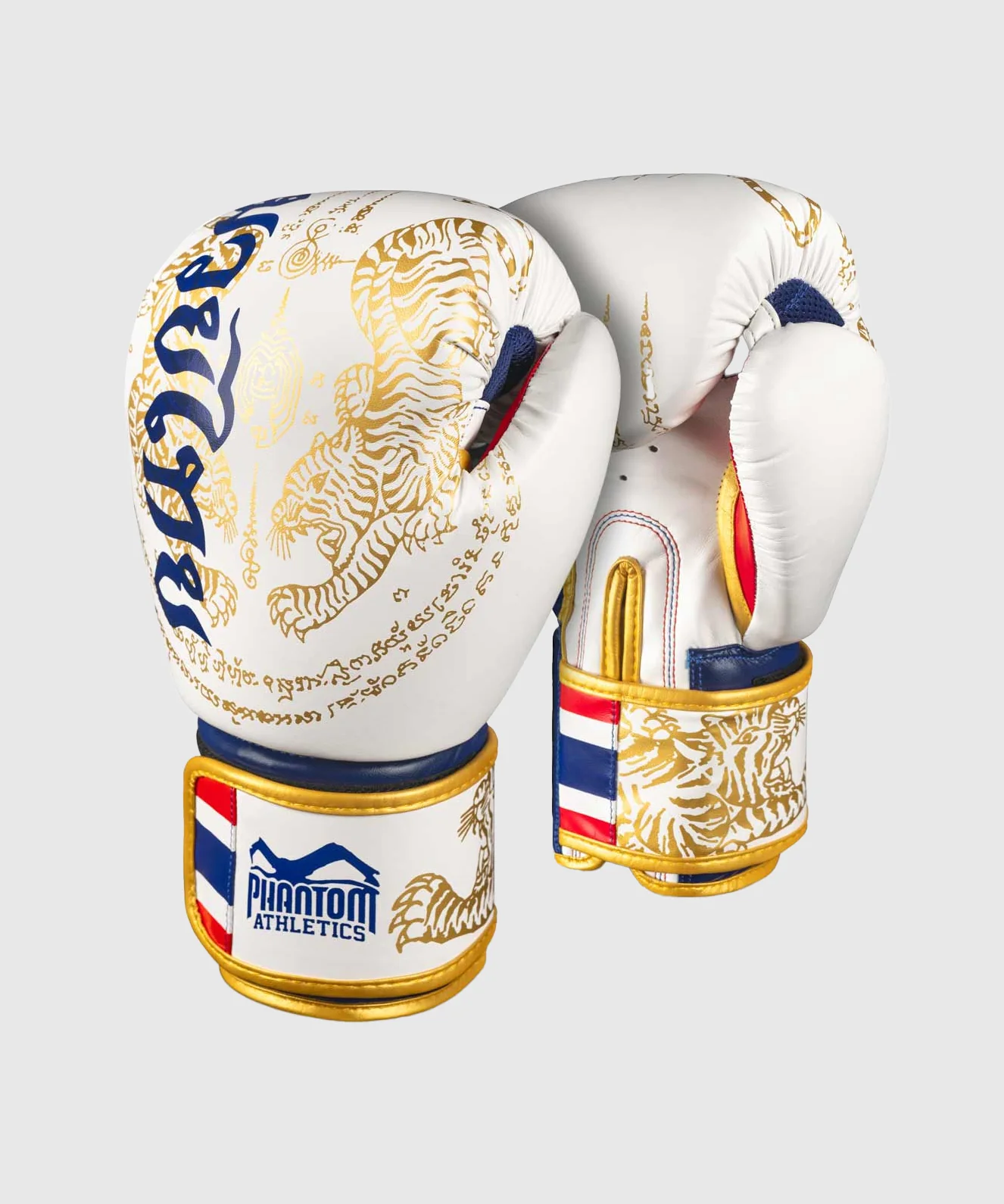 Gants de Boxe Short de Muay Thai Phantom Athletics Edition Limitée - Blanc/Or