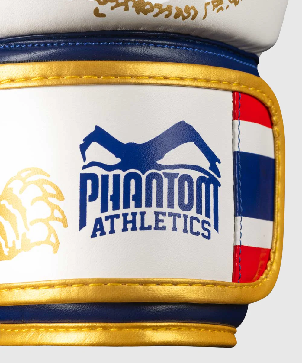 Gants de Boxe Short de Muay Thai Phantom Athletics Edition Limitée - Blanc/Or - Image 4