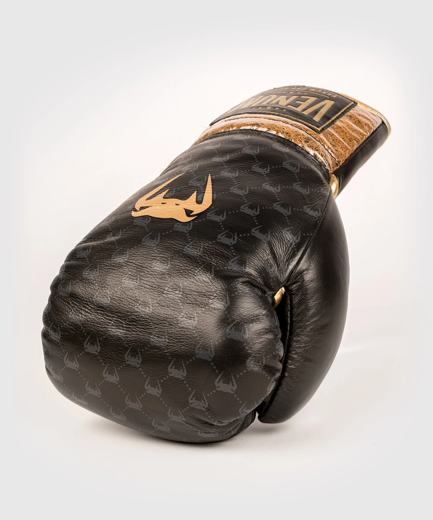 Gants de Boxe Pro avec Lacets Venum Coco Monogram - Noir Intense - Image 3