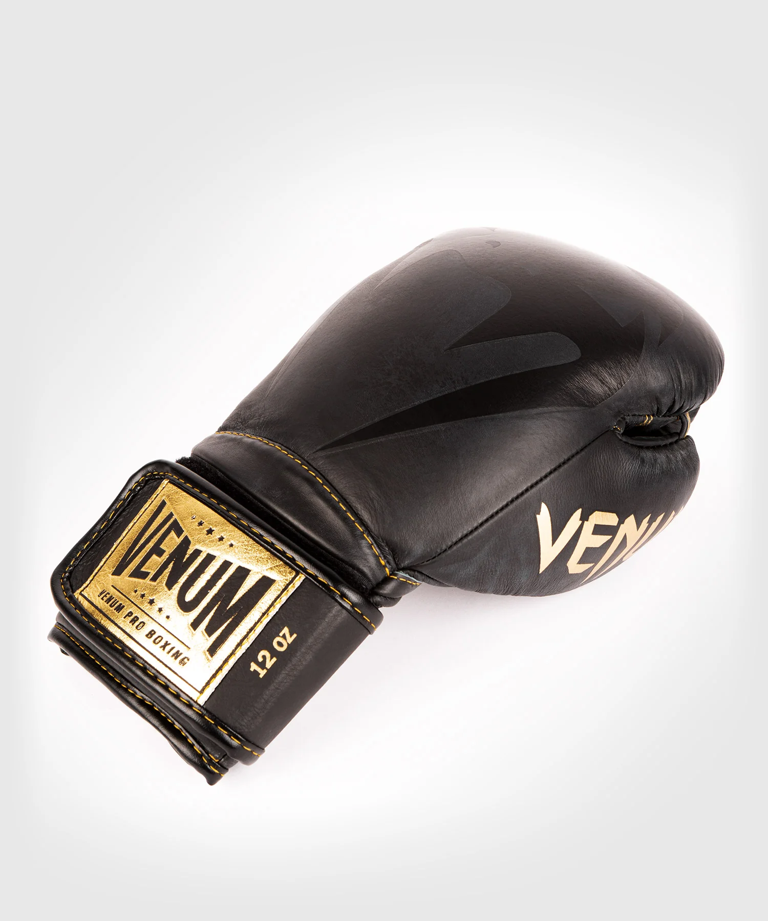 Gants de boxe pro Venum Giant 2.0 - Velcro - Noir/Noir-Or - Image 6