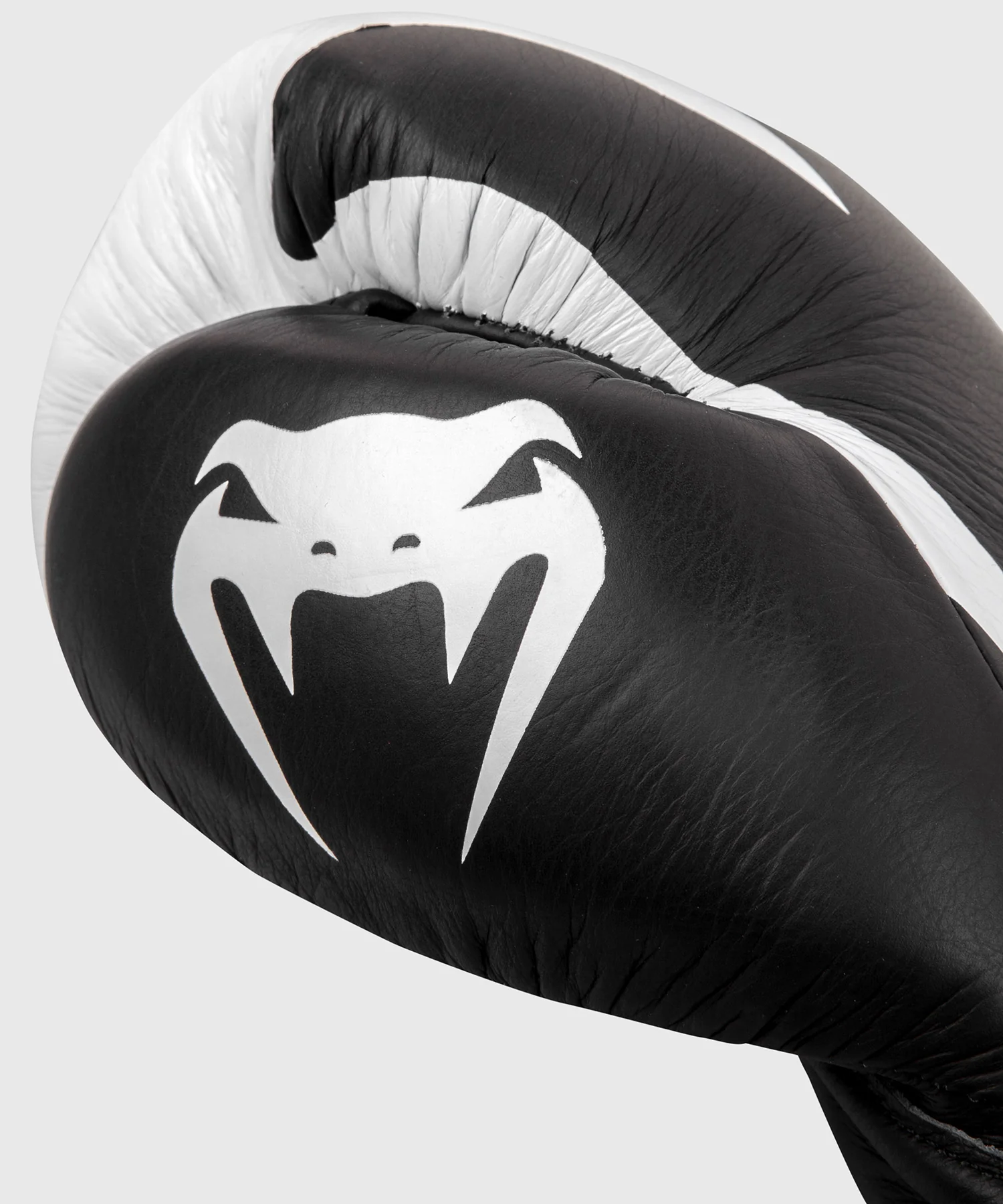 Gants de boxe Venum Hammer Pro avec lacets - Noir/Blanc - Image 4