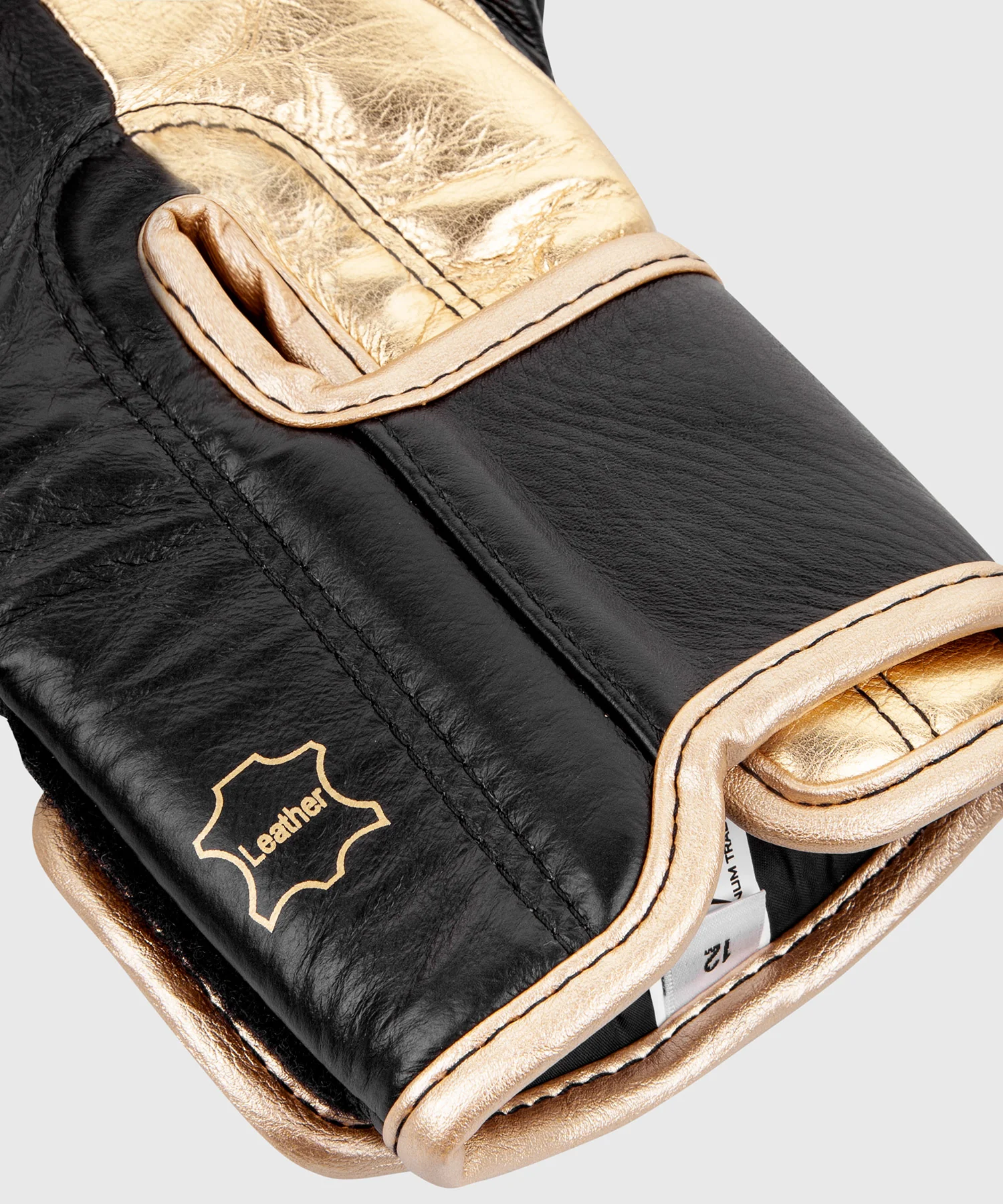 Gants de boxe Venum Hammer Pro avec velcro - Noir/Or - Image 6